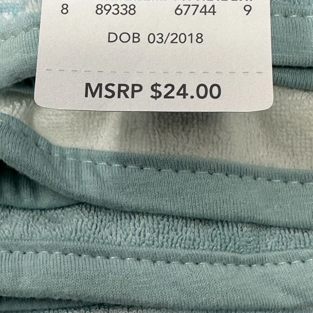 NEW!! Carters Baby 6 Pack Burp Rags Wash Cloths Blue White MSRP $24